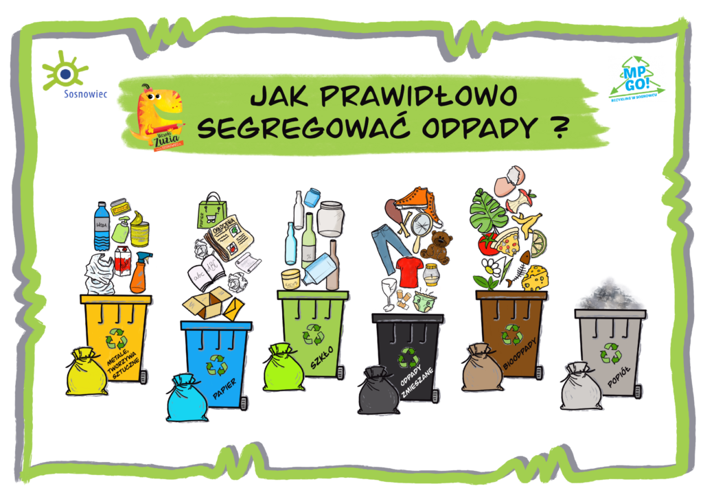 Zasady segregacji śmieci - MPGO Sosnowiec