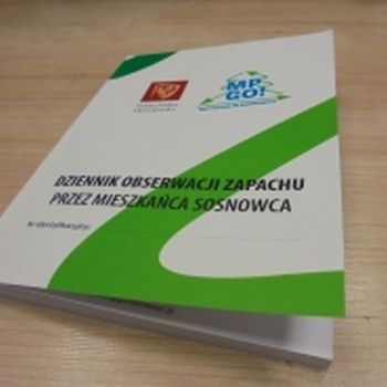 Zapraszamy mieszkańców Sosnowca do pobierania Dzienniczków obserwacji zapachu