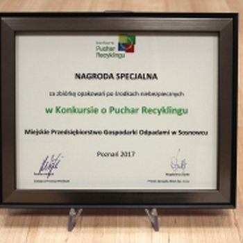 MPGO w Sosnowcu ponownie wyróżnione