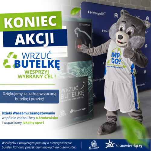 Zakończenie akcji „Wrzuć butelkę. Wesprzyj wybrany cel”